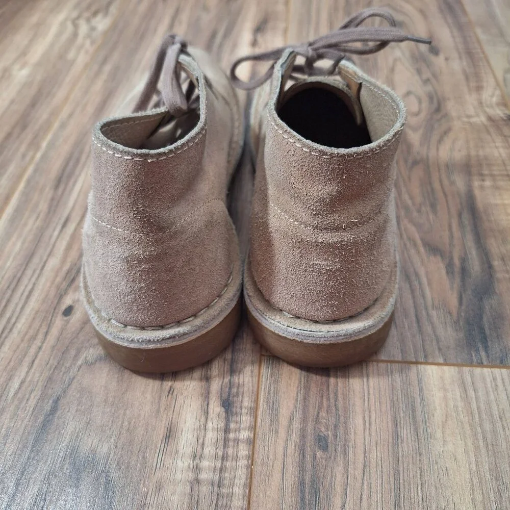 Echts Leder cream suede safari chukka boots size 39